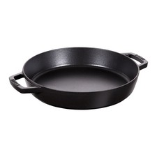 Cast Iron 13-inch Double Handle Fry Pan - Mat...