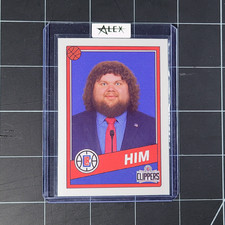 JD Vance “HIM” Clippers Parody Basketball Card – Custom Art Card - TheAlexStudio