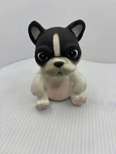 Little Live OMG Pets B&W Terrier Dog Puppy Rubber Tested 100% Sound 4”
