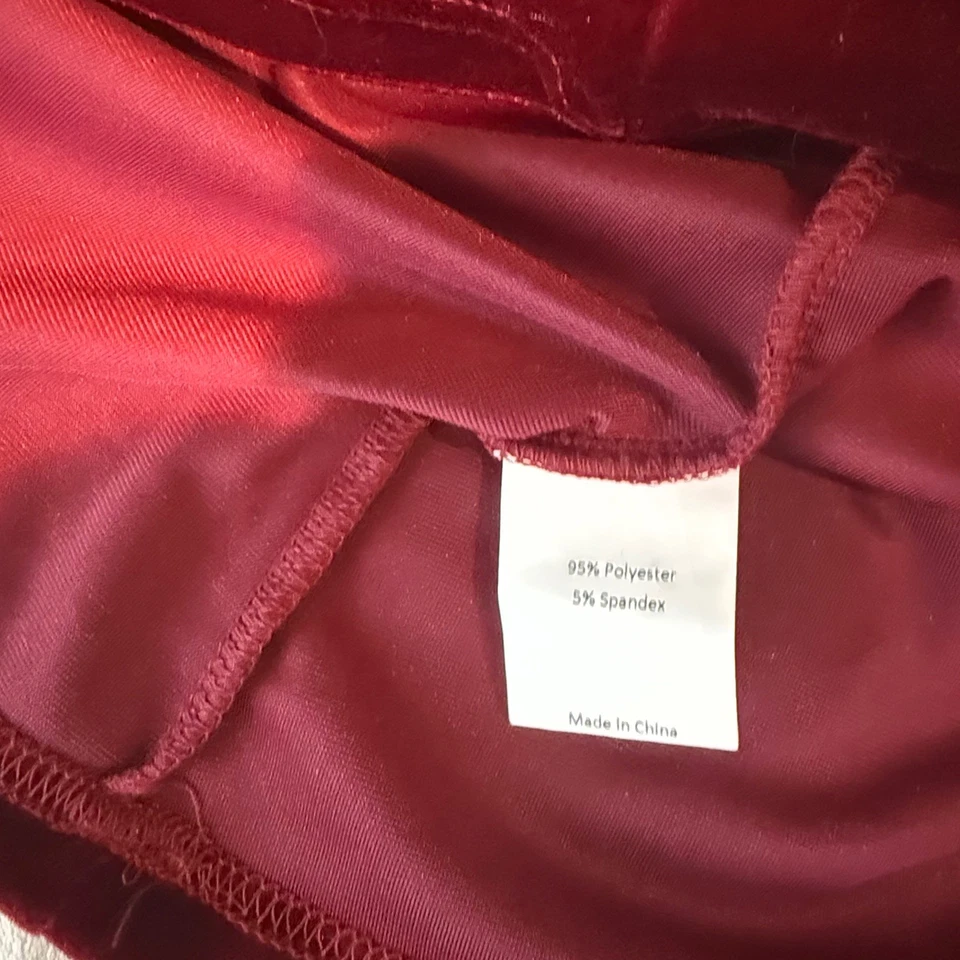 Top para mujer Allegra K terciopelo Y2K años 90’s manga larga fuera del hombro vacaciones talla S Foto 4 de 4