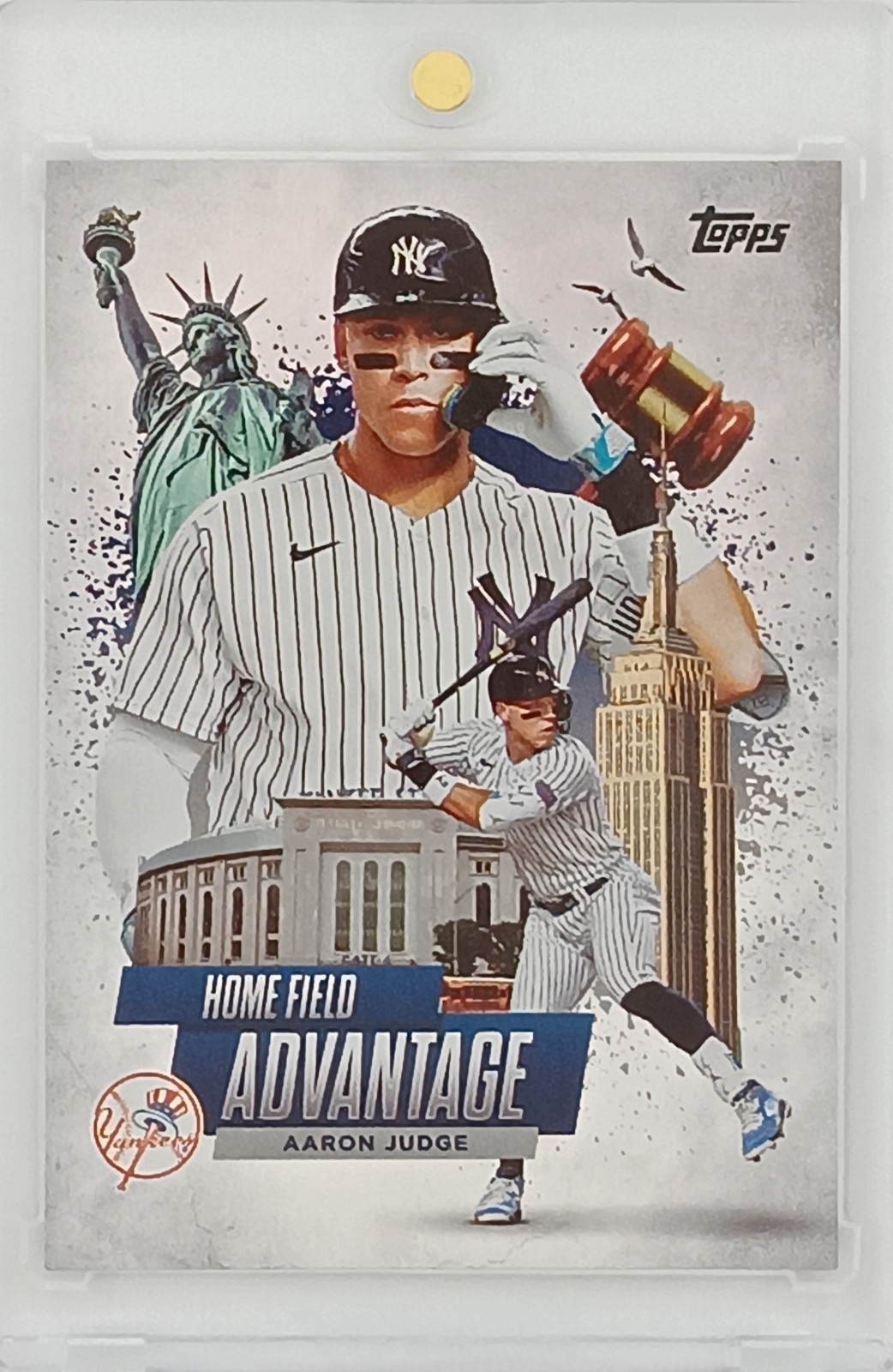 2025 Topps - #HA-1 Aaron Judge - Home Field Advantage - Chrome Refractor Design