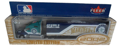 Seattle Mariners Tractor Trailer Transporter Semi Diecast Truck MLB 2002