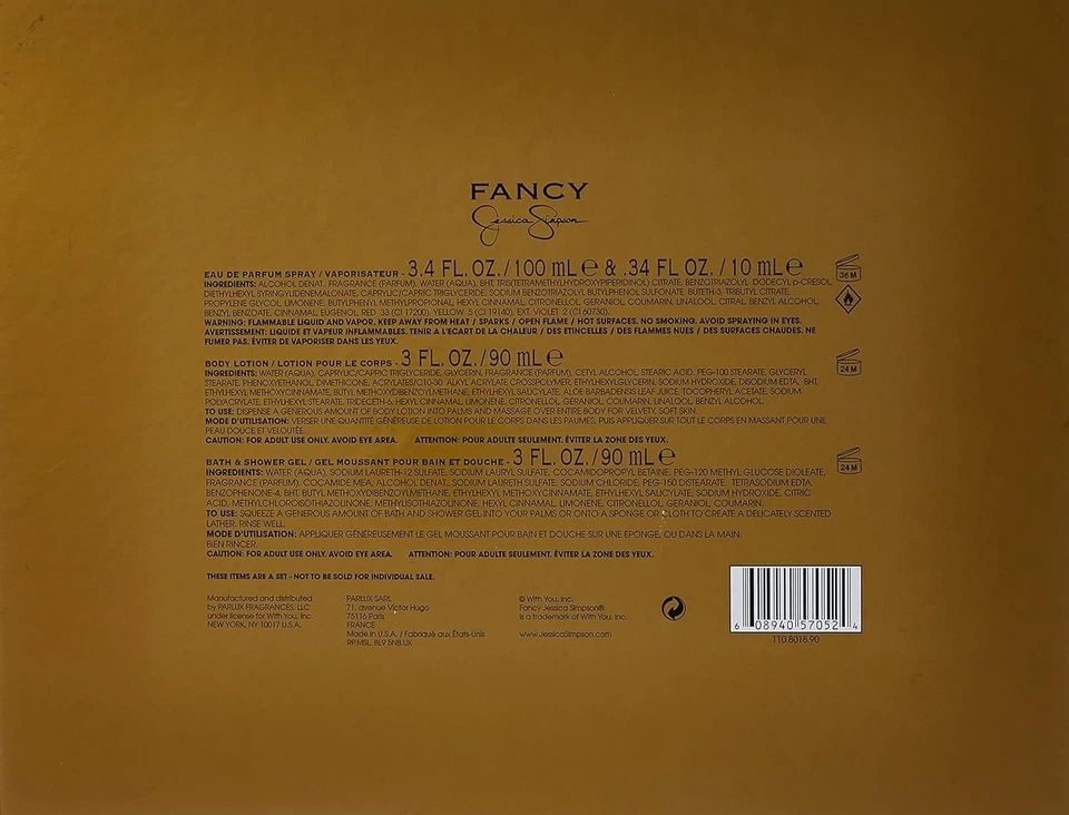 Jessica Simpson Fancy Juego de Regalo de 4 Piezas Foto 4 de 4