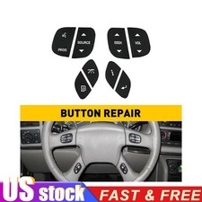 Steering Wheel Switch Control Buttons Stickers For Chevy Gmc Cadillac Escalade