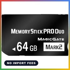 64GB PSP 3000 Memory Stick PRO Duo, High-Speed PS2 Gamecube Memory Card for PS