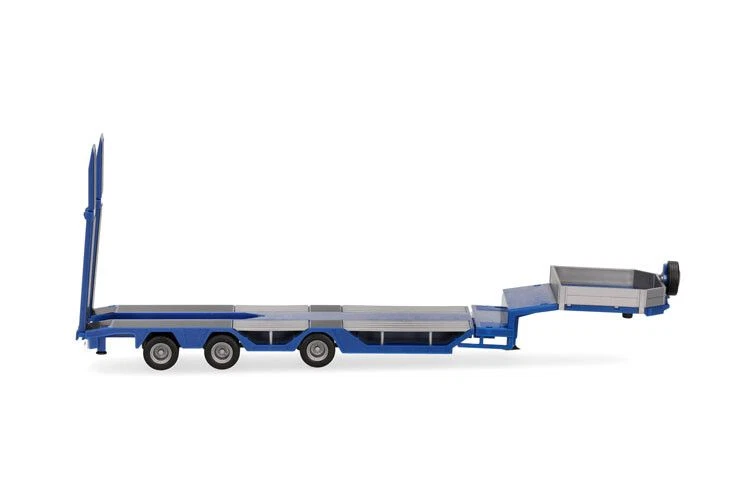 HERPA - Porta-macchine a 3 assi GOLDHOFER blu - 1/87 - HER076968-003 - Immagine 3 di 4