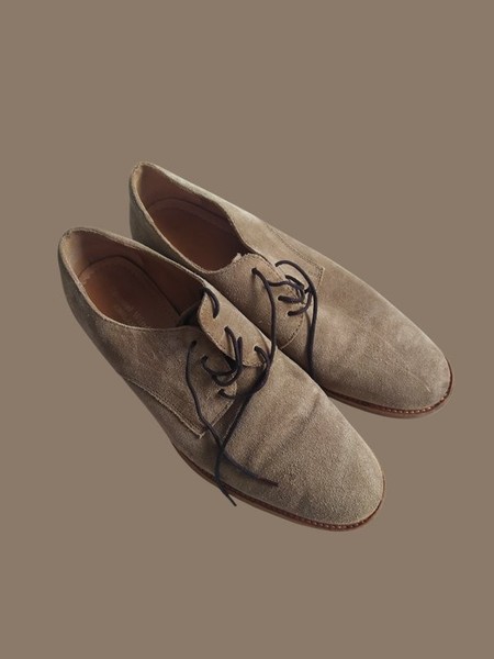 Men Samuel Windsor Heels Beige Suede 42
