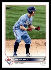 Brock Holt  2022 Topps #113 Texas Rangers Buy10get5FREE
