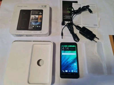 HTC One M7 - 801N - 32GB - Schwarz Smartphone + OVP - Bild 1 von 4