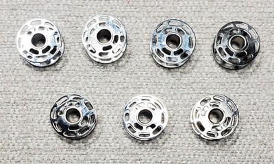 7 Genuine BERNINA Metal BOBBINS Sewing Machines Artista Aurora 1000s 1630