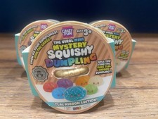 Lot of 3 NEW RELEASE RMS Viral Mini Mystery Squishy Dumpling Teal Ribbon Edition