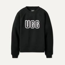 UGG Women's Logo Crewneck In the Color Black- Brand New with all Original Tags