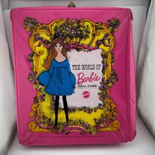 Vintage 1968 Mattel The World Of Barbie Doll Case Wardrobe 1002