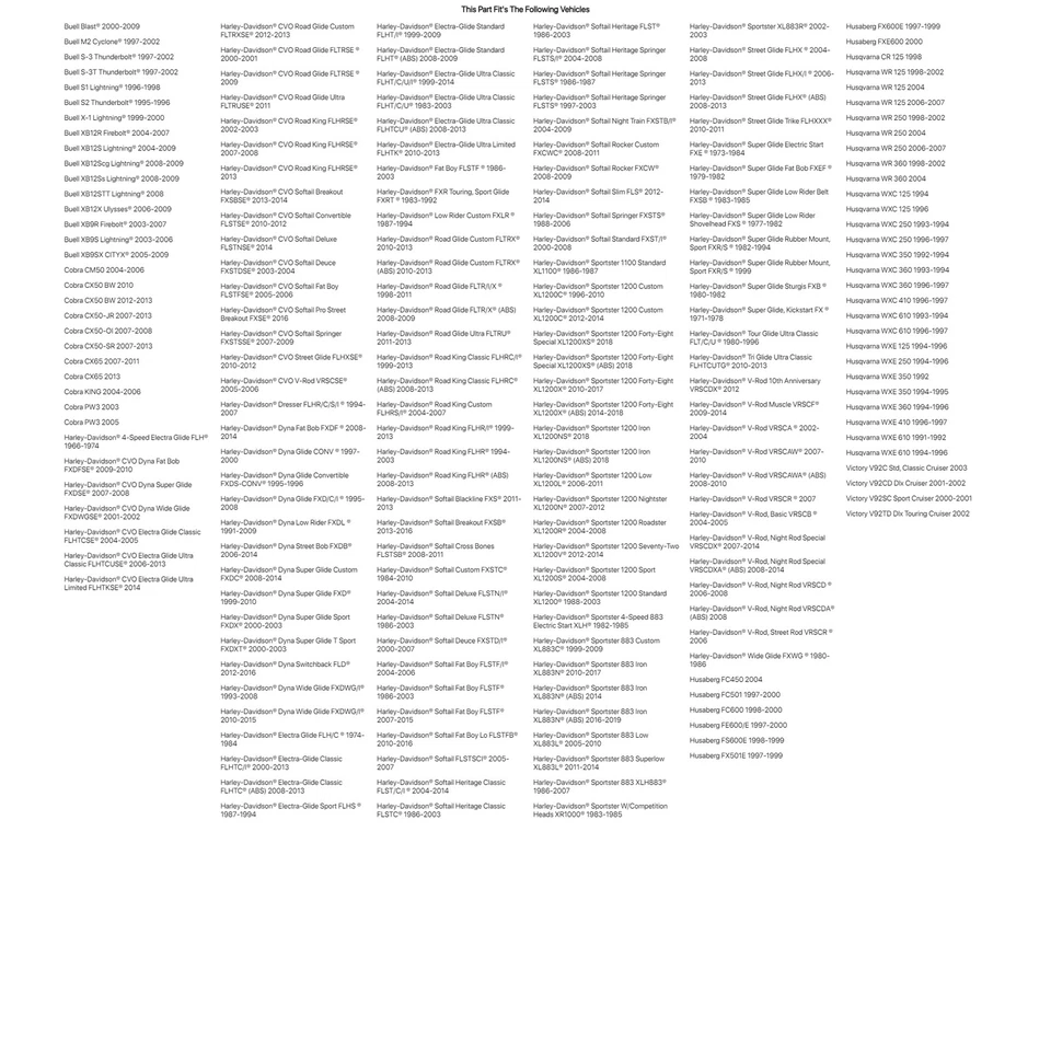 Tusk Steering Stem Bearing Kit For VICTORY V92SC Sport Cruiser 2000-2001 - Image 3 of 4