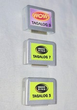 Magic Sing Karaoke Song Chips Cartridges Tagalog 3 7 9 Lot Of 3