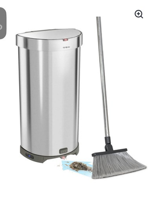 #ad EyeVac 2 in 1 Touchless Trash Can amp; Automatic Dustpan $159.00