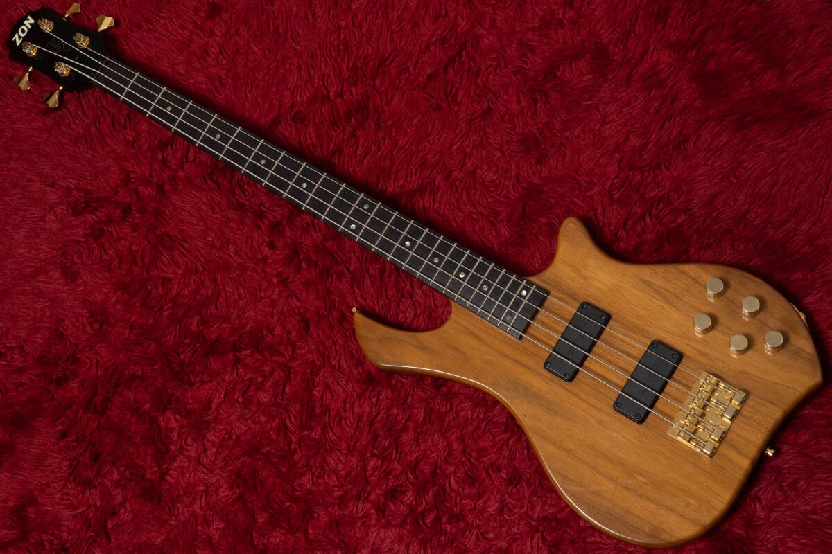 Electric Bass Guitar ZON Legacy Elite Koa Maple Neck Natural Japan