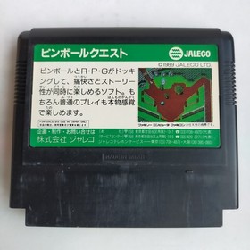 Pinball Quest Jaleco pre-owned Nintendo Famicom NES Tested