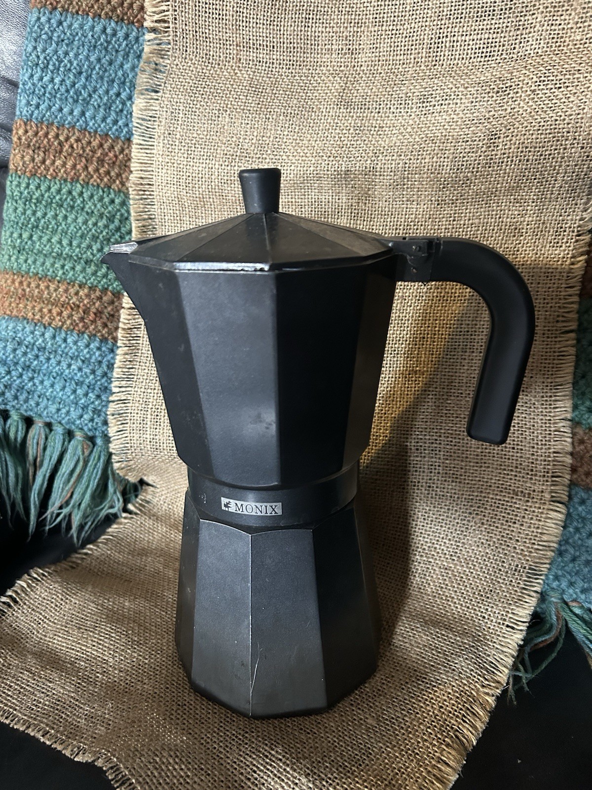 Monix Stovetop Coffee Maker/ Espresso Black