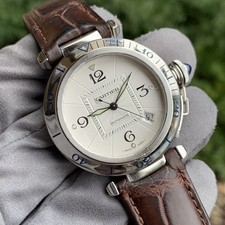 Cartier Pasha Grid Ref. W3104055 38mm Automatic Stainless Steel Wristwatch 4