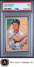 Andy Pafko Cards and Autograph Memorabilia Guide 22