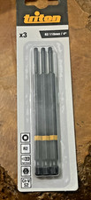 Triton R2 Square Screw driver High torque Tools Impact Bit 3 x bits Drill Joblot