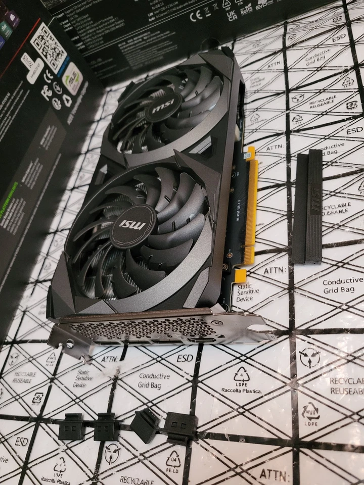 MSI NVIDIA GEFORCE RTX 3060 12gb Ventus 2X PC Gaming Graphics card Expert Tested - Image 3 of 4