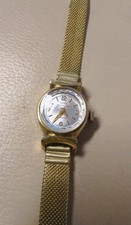 Vintage Damenuhr Fero Feldmann Mesh Armband 1...