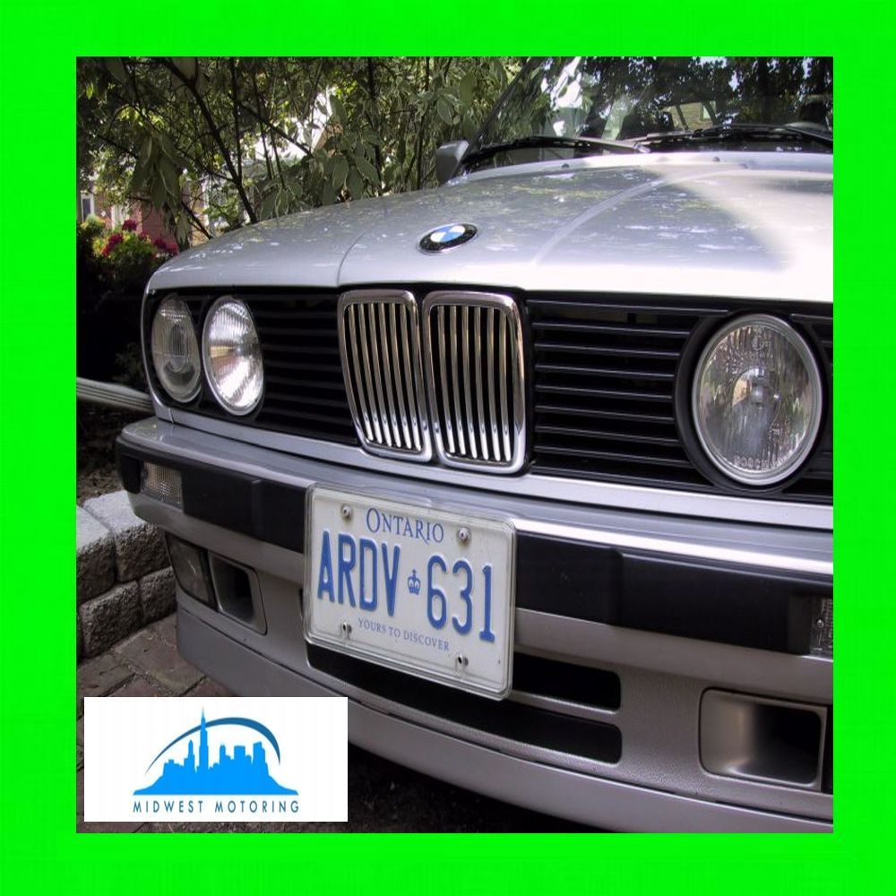 1984-1991 BMW E30 3 SERIES CHROME TRIM FOR GRILL GRILLE 84 85 86