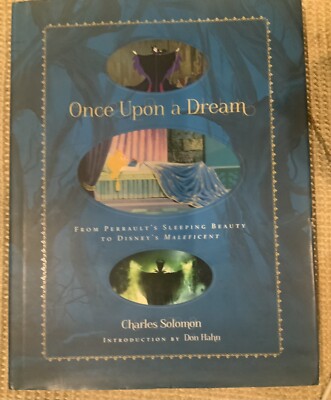 Disney  Deluxe Once Upon a Dream hardcover Book Sleeping Beauty Maleficent