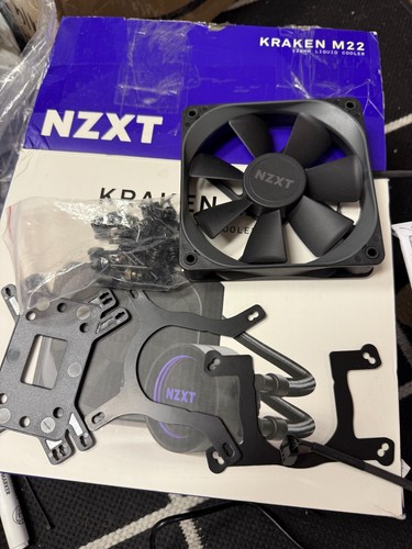 NZXT Kraken M22 120 mm – All-in-One-RGB-CPU-Flüssigkeitskühler – CAM-betrieben – - Photo 2/5