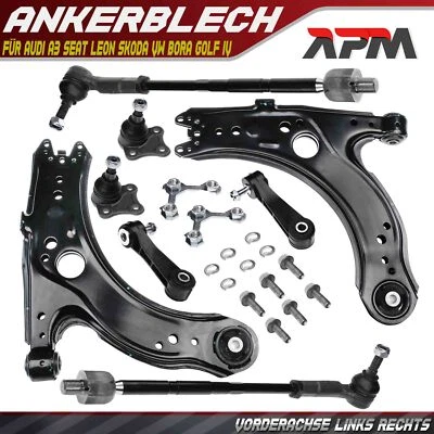 Set 8 bracci trasversali anteriori L+R per Audi A3 8L1 Seat Leon Skoda VW Bora Golf IV