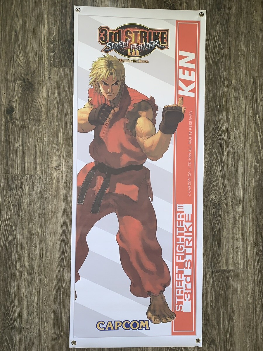 Street Fighter Third Strike KEN Banner - 20”x50” - CPS3 capcom arcade poster | eBay Street Fighter Third Strike KEN Banner - 20”x50” - CPS3 capcom arcade poster | eBay