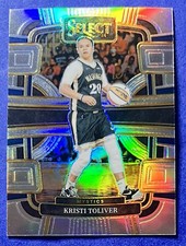 Kristi Toliver 2023-24 Panini Select WNBA SILVER PRIZM CONCOURSE #98 MYSTICS