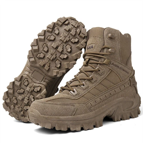 Stivali Uomo Escursionismo Militare Impermeabili Tattici Combattimento Moto Scarpe/ - Foto 22 di 32