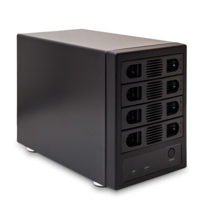 4 Bay 2.5'' / 3.5'' SATA HDD External USB 3.0 & eSATA Enclosure