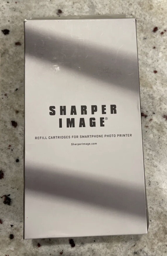 Sharper Image - Smart Phone Photo Printer Cartridge & Paper Refill Pack (207138)