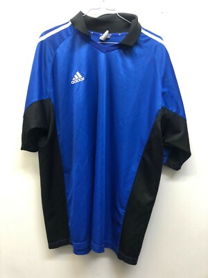 US GI ADIDAS CLIMACOOL Shirt schwarz / blau Size  XL