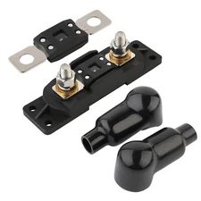 80 Amp MEGA/AMG Fuse Holder Kit for Marine Automotive Battery Fuse with Cover...