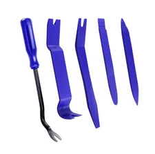 5 Pcs Car Trim Removal Tool Kit Panel Door Pry Dash Interior Clip Set Plastic