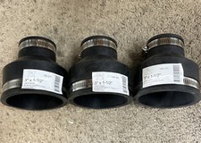 3 in. x 1-1/2 in. DWV Flexible PVC Coupling 3PK