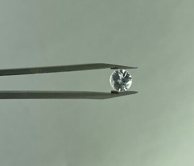 5mm PAIR OF TWO WHITE ZIRCON 5mm each - Brilliant!