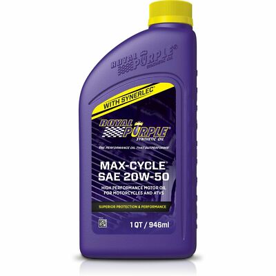 Royal Purple SAE 20W50 Max Cycle Synthetic Motorcycle & ATV Oil