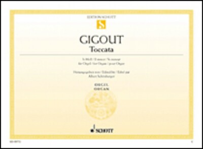 Toccata in B Minor Eugene Gigout Sheet Music for Organ NEW 049009276