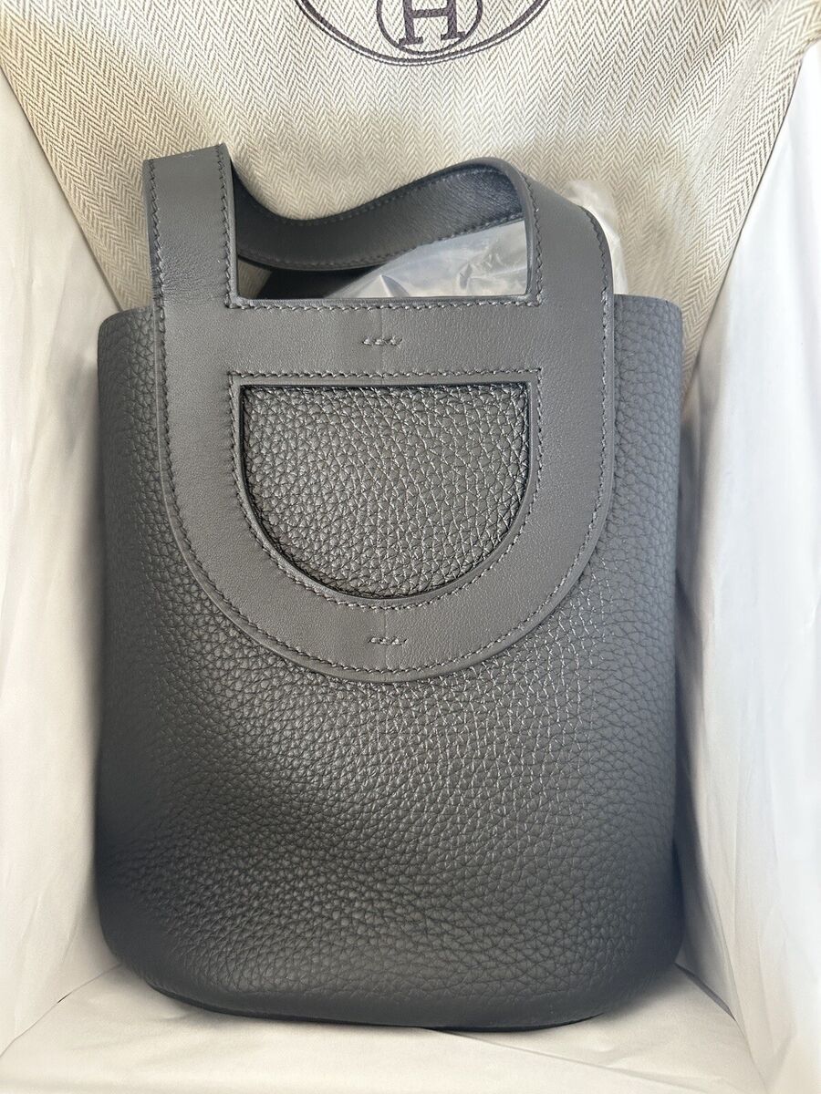 Hermes In The Loop 18 PM Black Taurillon Clemente Handbag Hermes In The Loop 18 PM Black Taurillon Clemente Handbag