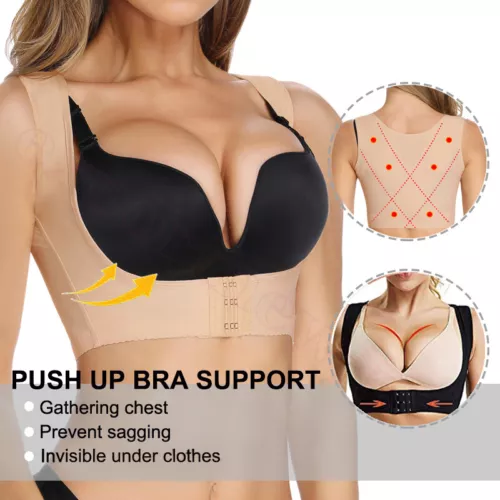 Adjustable Women Back Support Belt Posture Corrector Brace Shoulder Health Care - Picture 5 of 24