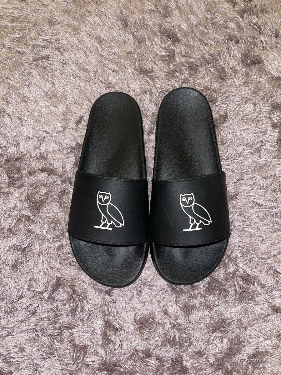 OVO Sliders Black - White Owl Logo Size UK6 | eBay UK display picture 2