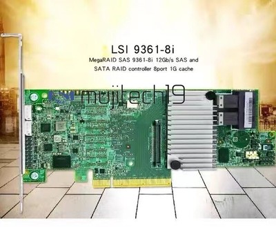Original LSI 9361-8i 1G/2G 12Gb/s SAS3108 RAID PCI-E RAID Controller Card