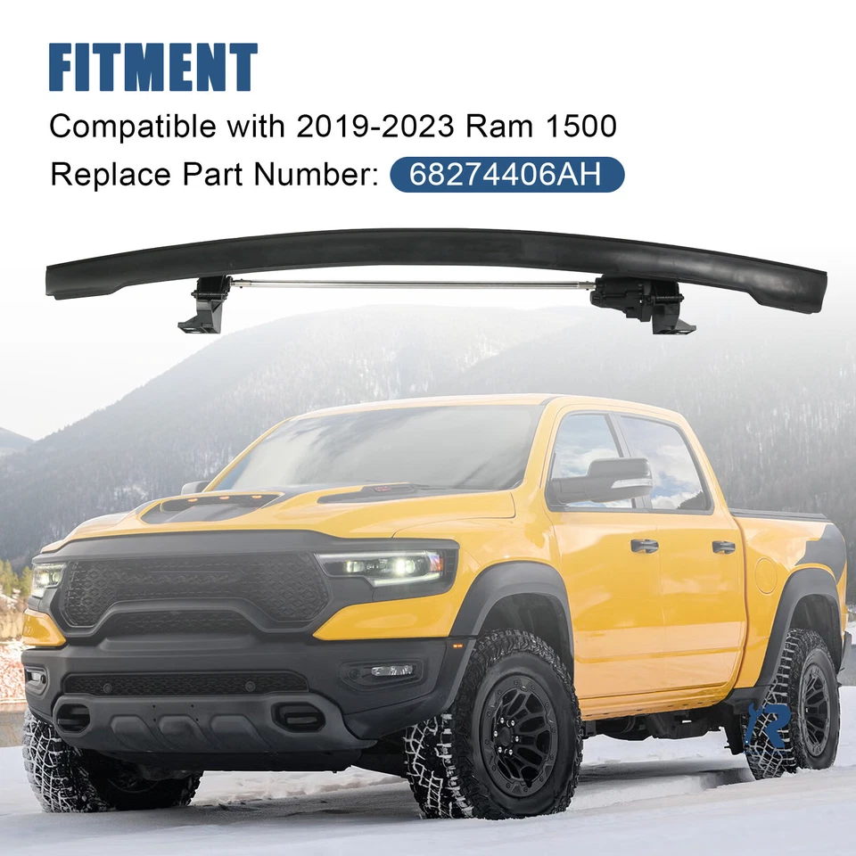 NEW Front Active Air Dam Mopar black fit for RAM 1500 DT 2019-2023 68274406AH - Image 4 of 4