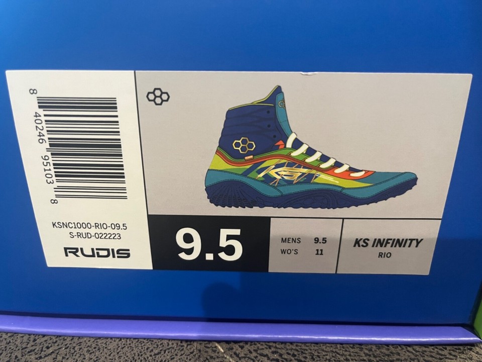 Men’s Rudis 9.5 New Wrestling Shoes Infinity Edge KS Kyle Snyder eBay